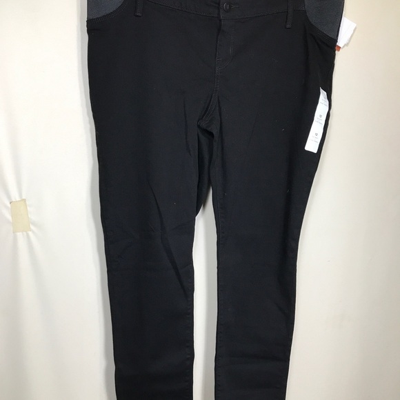 a Lot Of 2 Womens Isabel Maternity Skinny Boot Side Panel Jeans size 12 - Picture 8 of 12